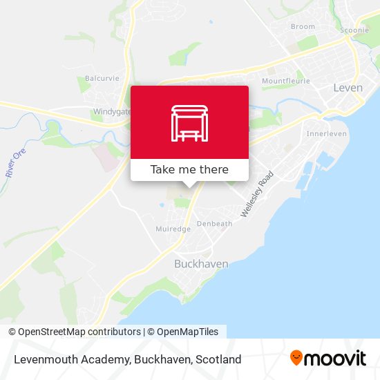 Levenmouth Academy, Buckhaven map