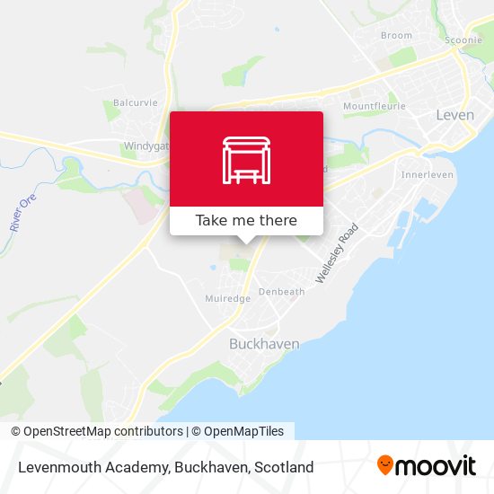 Levenmouth Academy, Buckhaven map