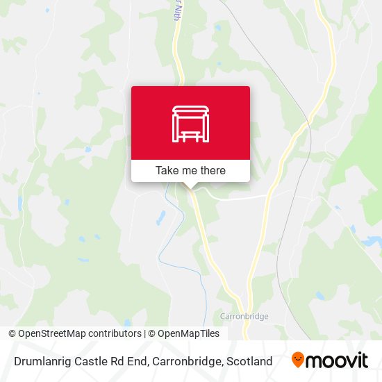 Drumlanrig Castle Rd End, Carronbridge map