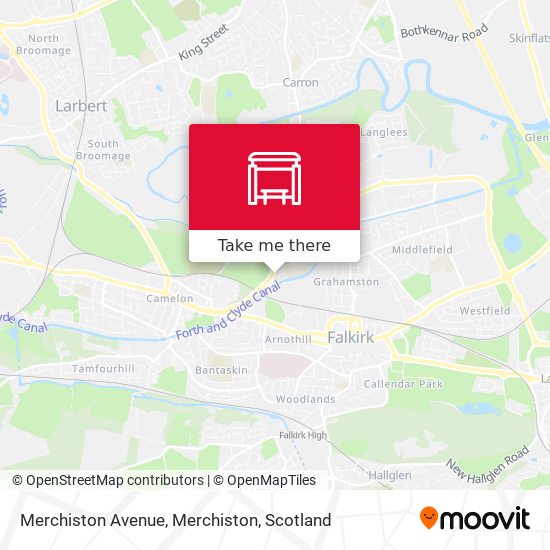 Merchiston Avenue, Merchiston map