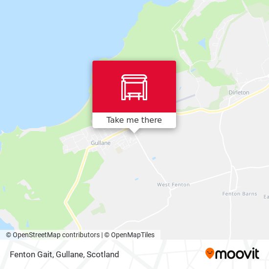 Fenton Gait, Gullane map
