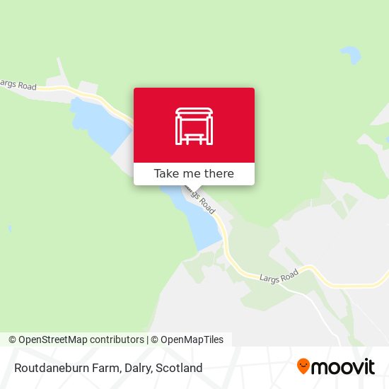 Routdaneburn Farm, Dalry map