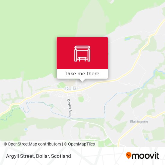 Argyll Street, Dollar map
