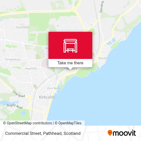Commercial Street, Pathhead map