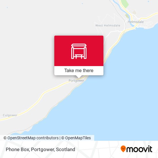 Phone Box, Portgower map