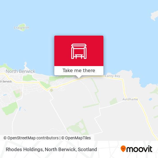 Rhodes Holdings, North Berwick map