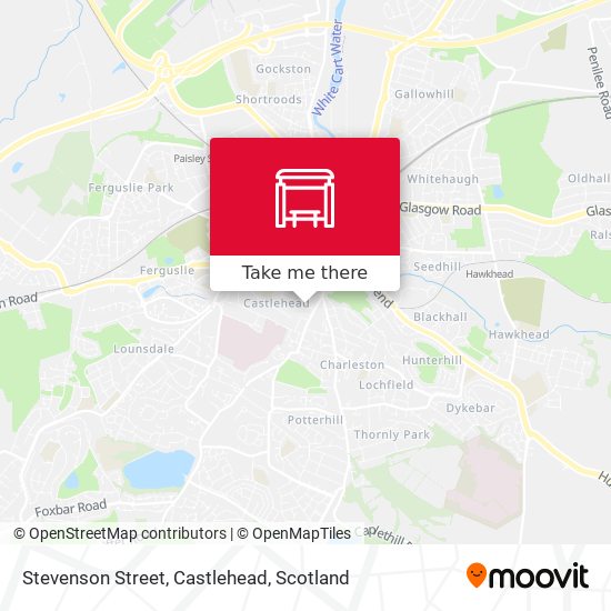 Stevenson Street, Castlehead map