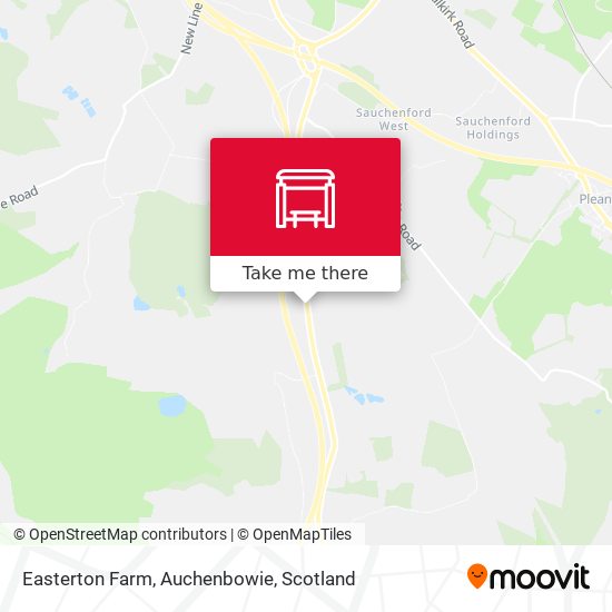 Easterton Farm, Auchenbowie map