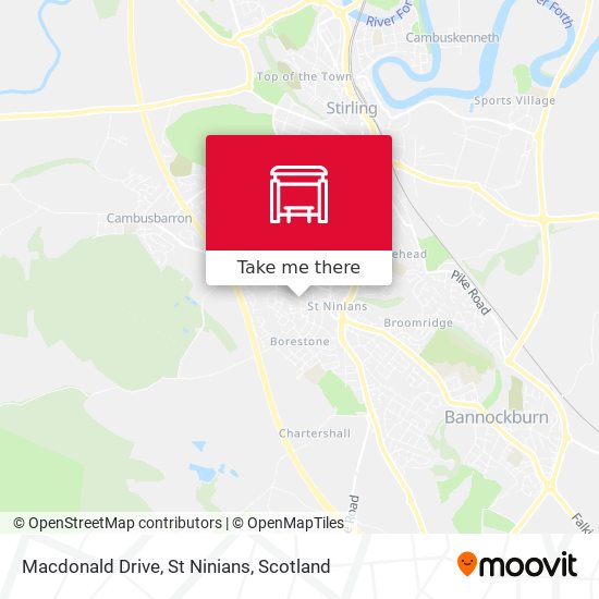 Macdonald Drive, St Ninians map