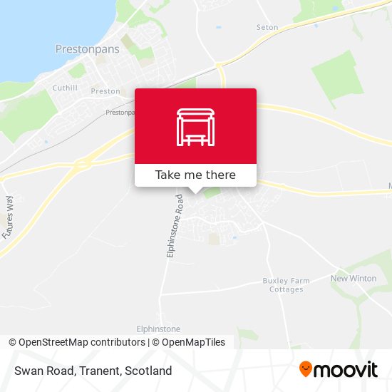 Swan Road, Tranent map