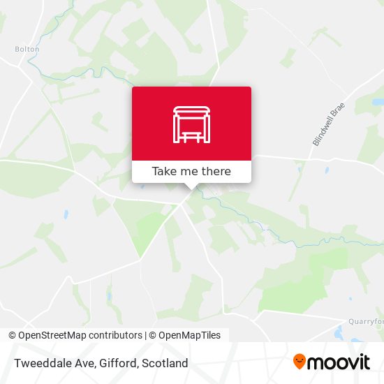 Tweeddale Ave, Gifford map