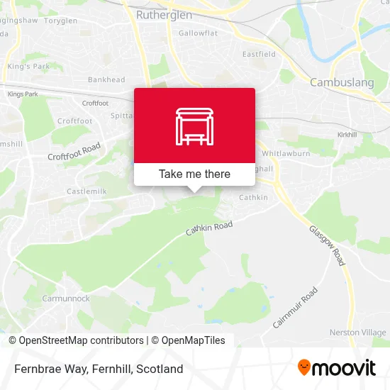 Fernbrae Way, Fernhill map