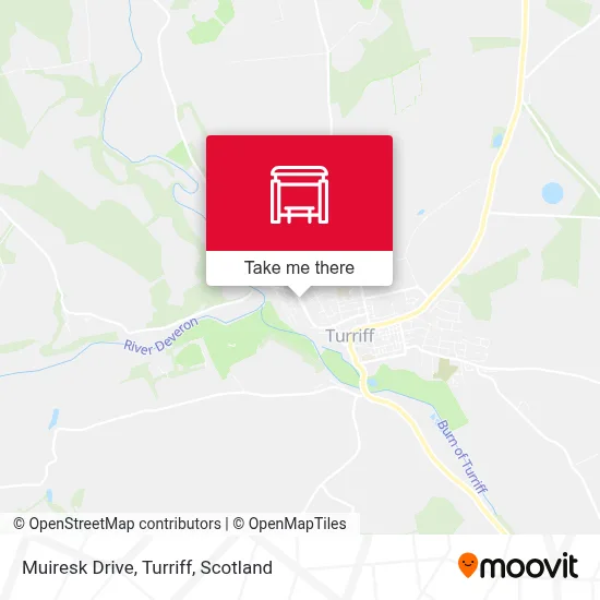 Muiresk Drive, Turriff map