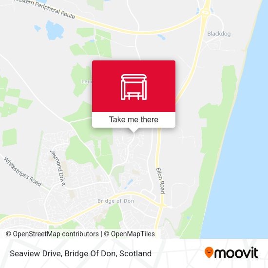Seaview Drive, Bridge Of Don map