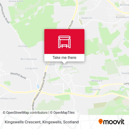 Kingswells Crescent, Kingswells map