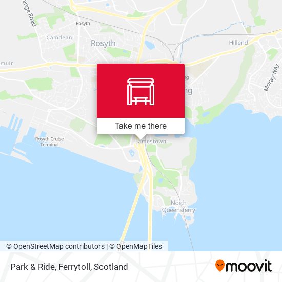 Park & Ride, Ferrytoll map