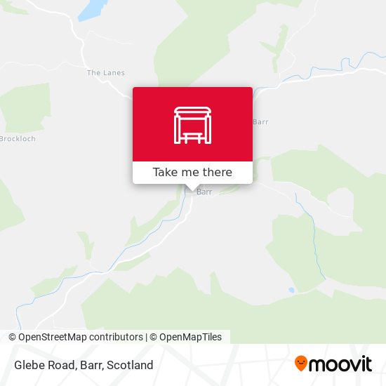 Glebe Road, Barr map