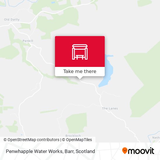 Penwhapple Water Works, Barr map