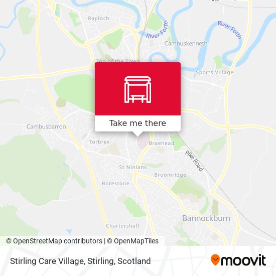 Stirling Care Village, Stirling map