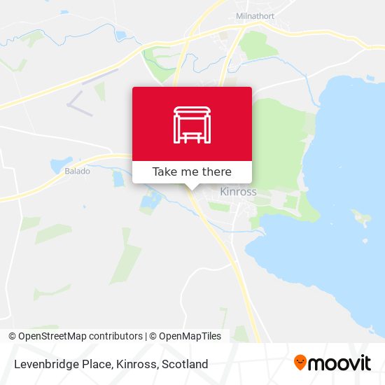 Levenbridge Place, Kinross map
