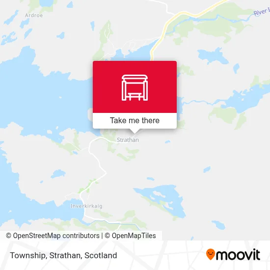 Township, Strathan map