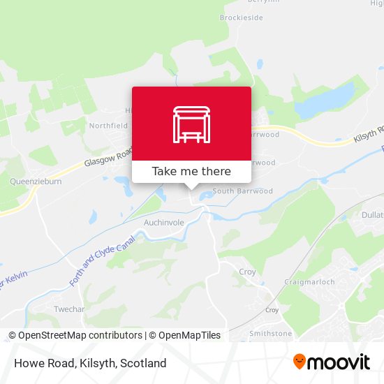 Howe Road, Kilsyth map