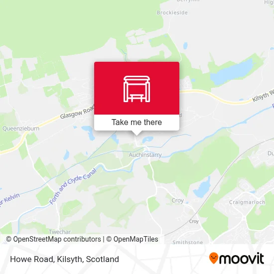 Howe Road, Kilsyth map