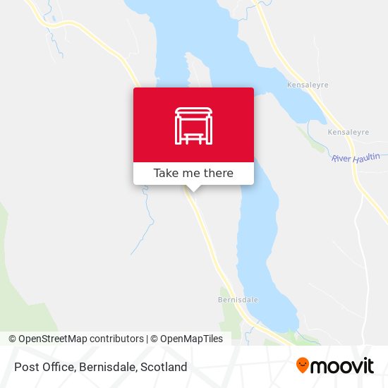 Post Office, Bernisdale map