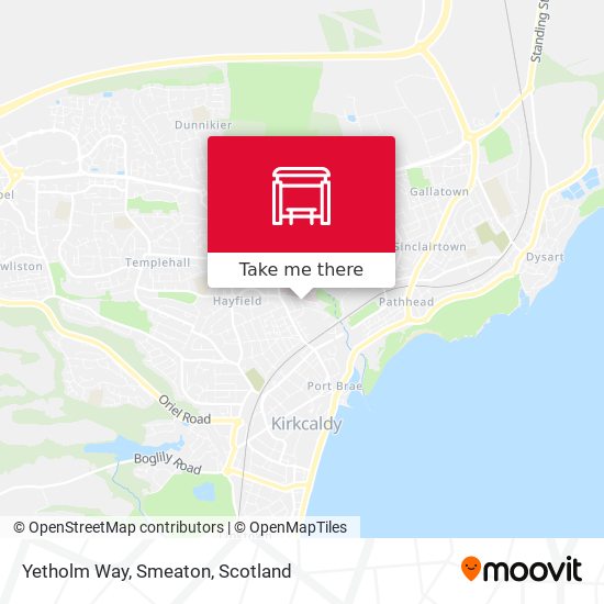 Yetholm Way, Smeaton map