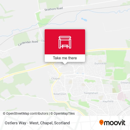 Ostlers Way - West, Chapel map
