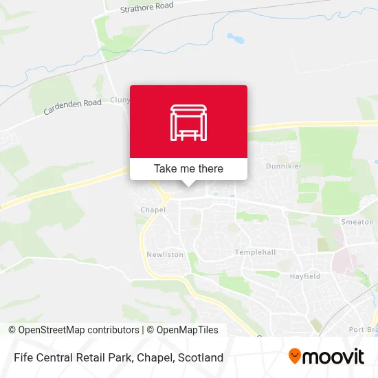 Fife Central Retail Park, Chapel map