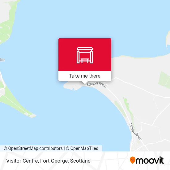 Visitor Centre, Fort George map