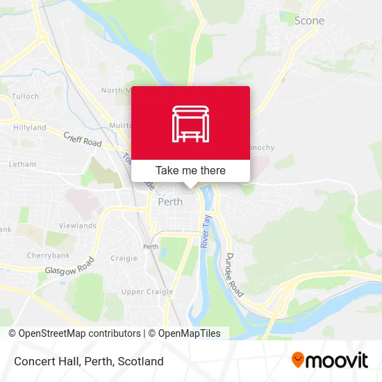 Concert Hall, Perth map