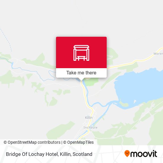 Bridge Of Lochay Hotel, Killin map