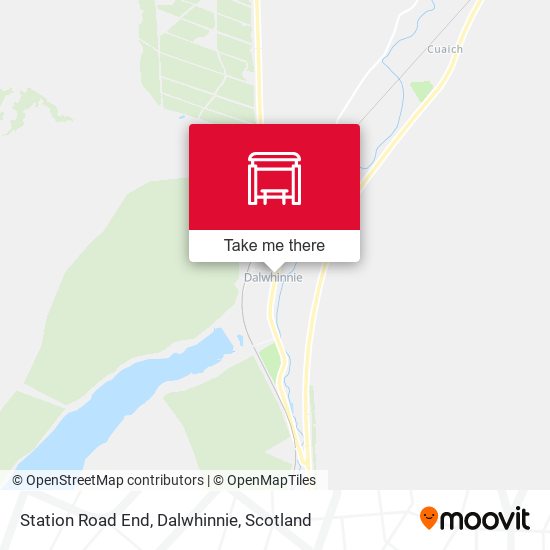 Station Road End, Dalwhinnie map