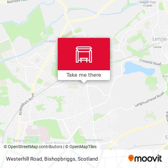 Westerhill Road, Bishopbriggs map