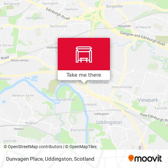 Dunvagen Place, Uddingston map