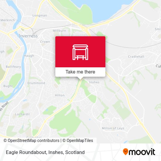 Eagle Roundabout, Inshes map