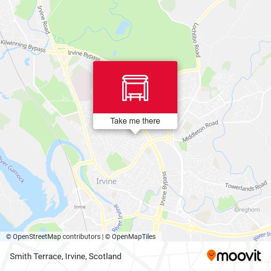 Smith Terrace, Irvine map
