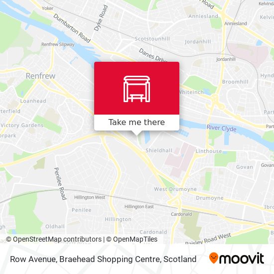 Row Avenue, Braehead Shopping Centre map