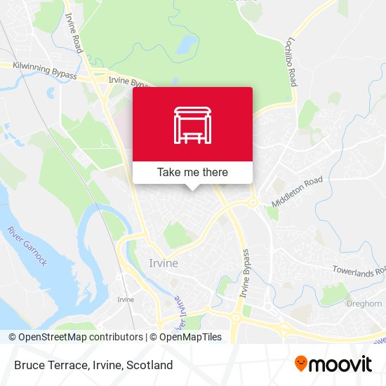 Bruce Terrace, Irvine map