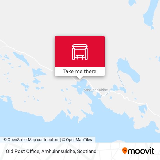 Old Post Office, Amhuinnsuidhe map