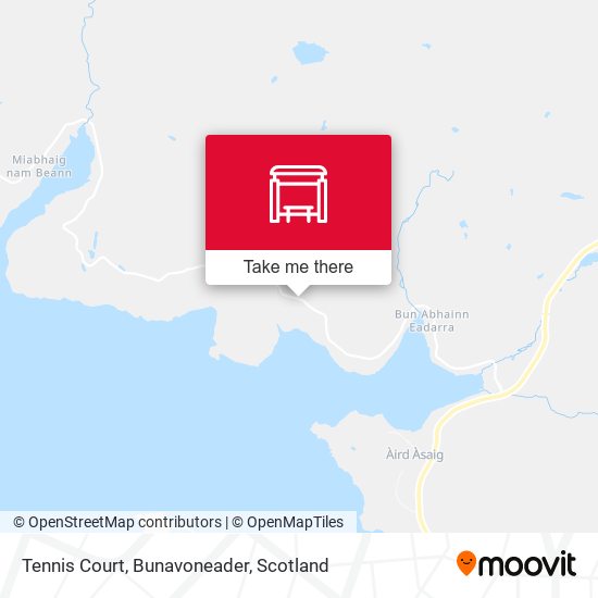 Tennis Court, Bunavoneader map