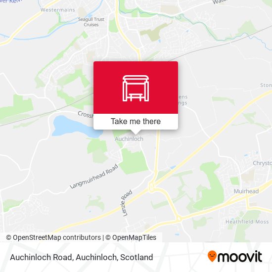 Auchinloch Road, Auchinloch map