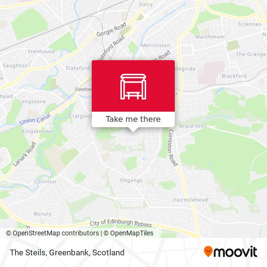 The Steils, Greenbank map