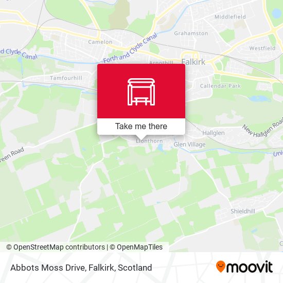 Abbots Moss Drive, Falkirk map