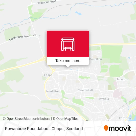 Rowanbrae Roundabout, Chapel map