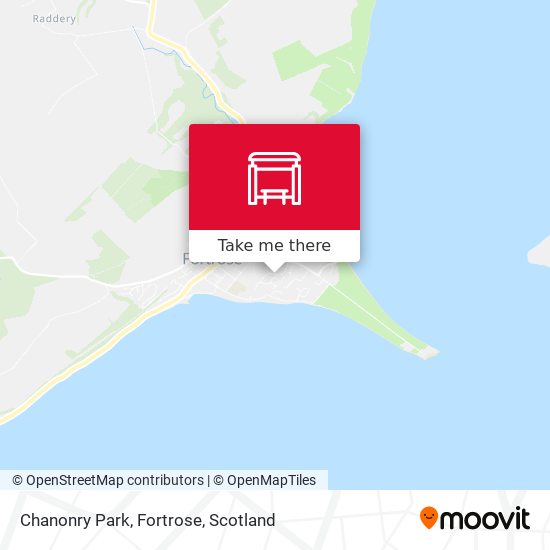 Chanonry Park, Fortrose map