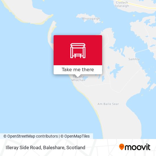 Illeray Side Road, Baleshare map