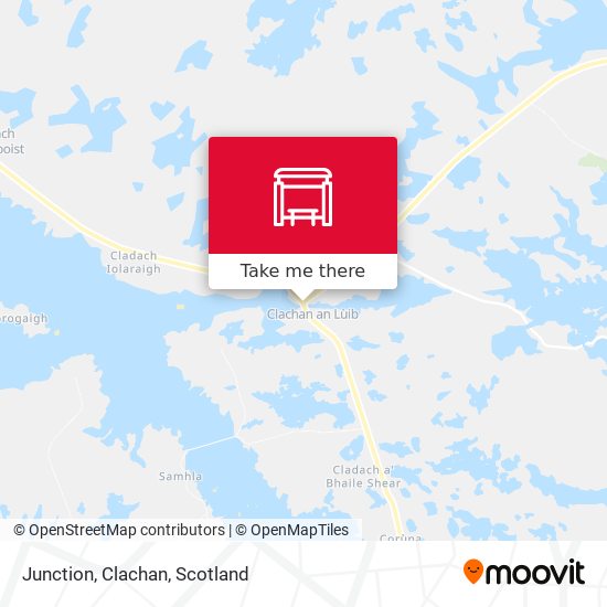 Junction, Clachan map